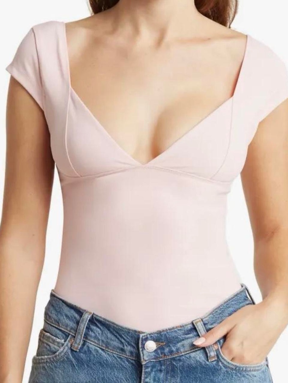 Free people intimately FP duo corset cami top in ballet pink